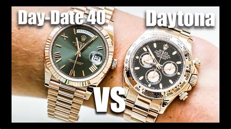 day date vs daytona|rolex daytona chronograph.